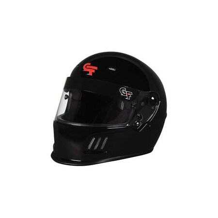 G-Force Full Face Reinforced Composite Shell Snell SA2020 Rated Medium Black Full Face Shield 13010MEDBK